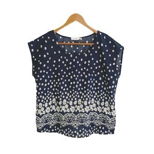 Blu Pepper Floral Dolman Top